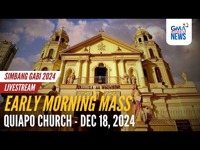 ⁣LIVE: Simbang Gabi | December 18, 2024