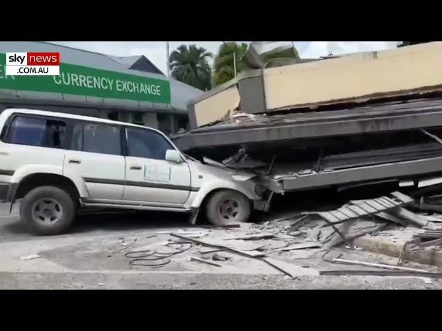 ⁣Death toll rises as second earthquake hits Vanuatu