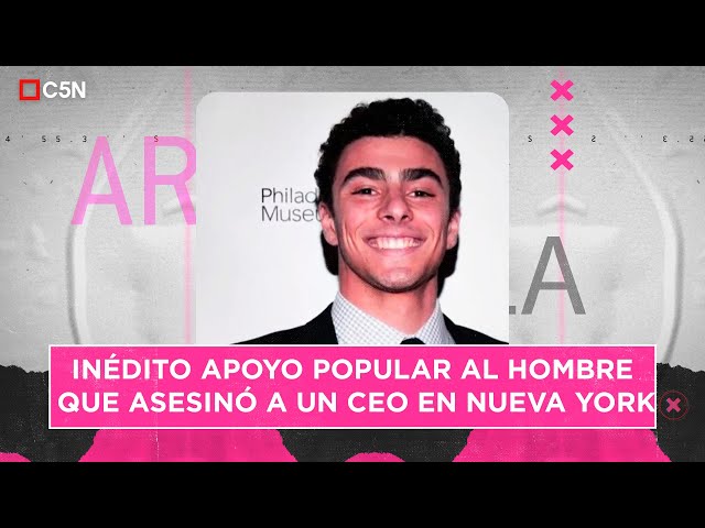 ⁣INÉDITO apoyo POPULAR al hombre que ASESINÓ a un CEO en NUEVA YORK