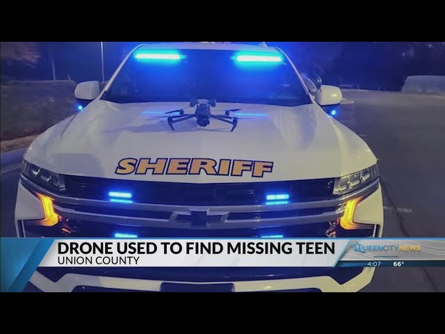 ⁣Union County deputies use drone to find missing teenage girl