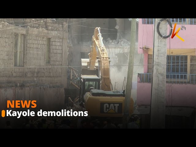 ⁣Government distances itself from the  demolitions in Kayole terming them as a private matter