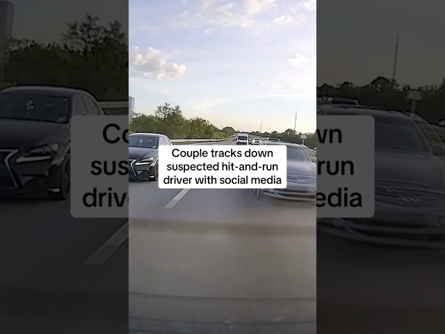 ⁣A couple tracked down the driver accused of being involved in a hit-and-run. #news  #dashcam