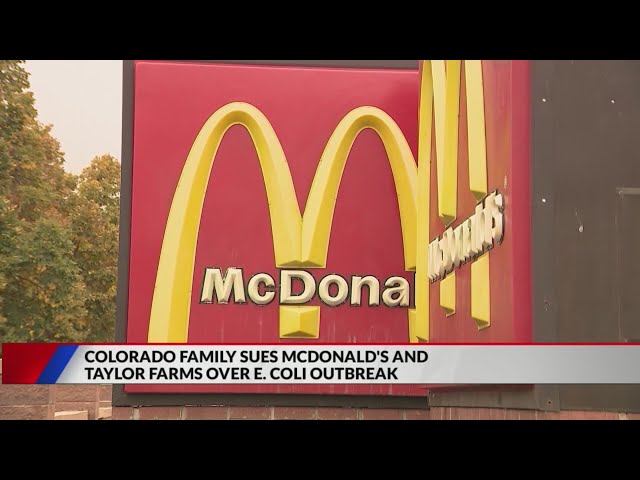 ⁣Colorado Springs family sues McDonald's over E. Coli outbreak