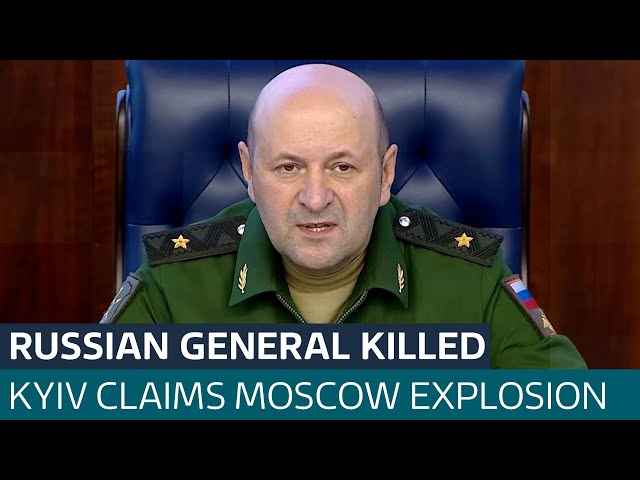 ⁣Ukraine claims it killed Russian general in Moscow blast | ITV News