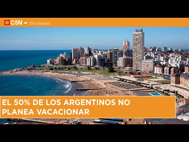 ⁣El 50% de los ARGENTINOS no PLANEA vacacionar