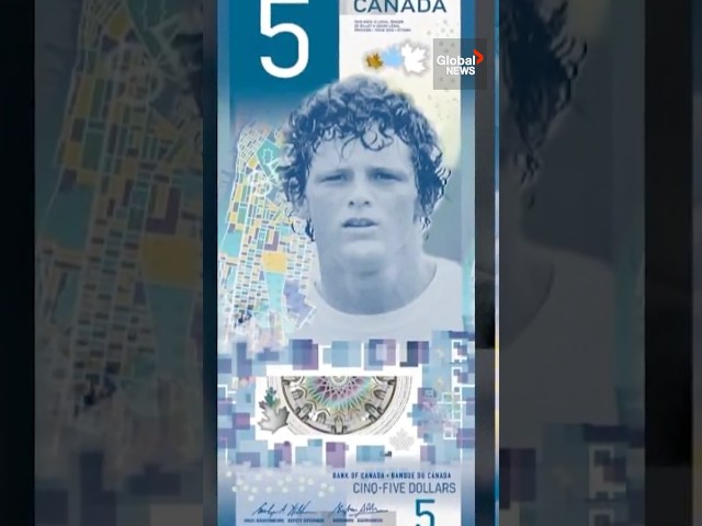 ⁣Canadian icon Terry Fox to be on $5 bill 