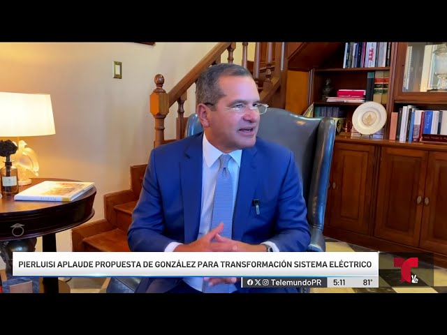 ⁣Pierluisi avala el comité de transformación energética de Jenniffer González