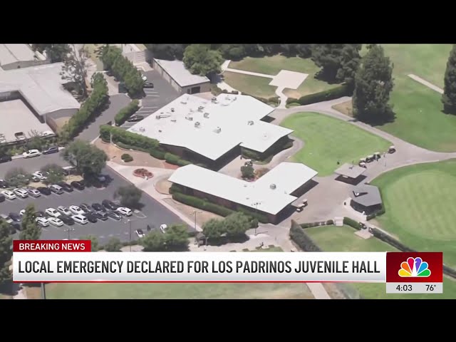 ⁣LA County declares emergency over Los Padrinos Juvenile Hall