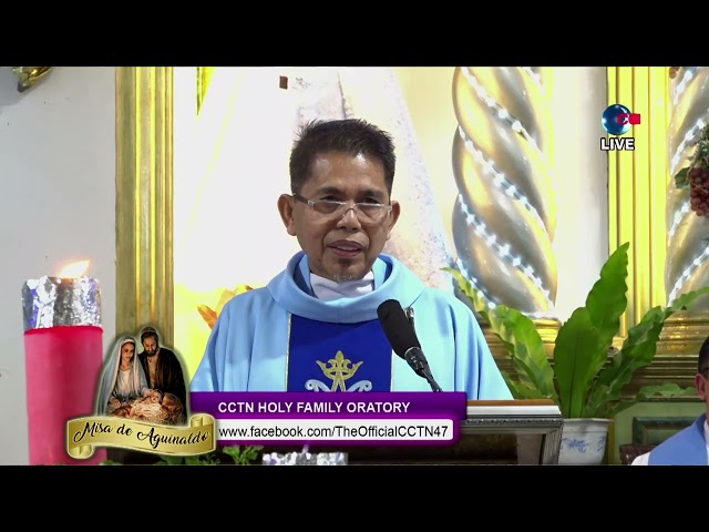 ⁣Misa de Aguinaldo -  Day 01 | DECEMBER 16, 2024 - HOMILY by Rev. Fr. Jose Adonis Aquino