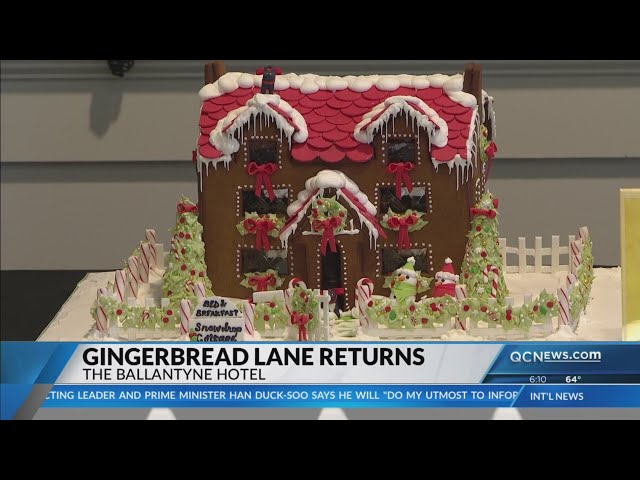 ⁣Gingerbread Lane returns to the Ballantyne Hotel in Charlotte