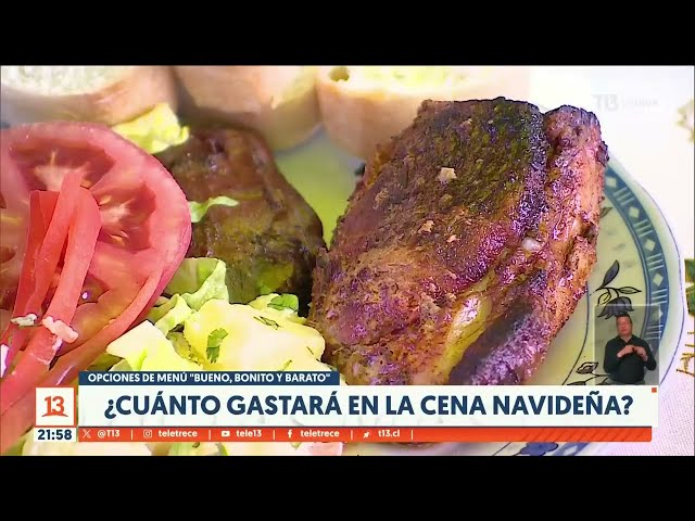 ⁣Cena Navideña 2024: opciones de menú "bueno, bonito y barato"