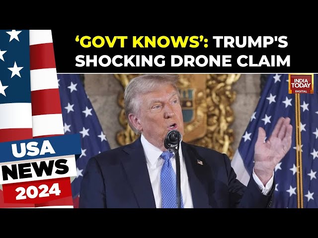 ⁣Donald Trump News LIVE: Trump Speaks On Drone Sightings In Florida | Donald Trump LIVE