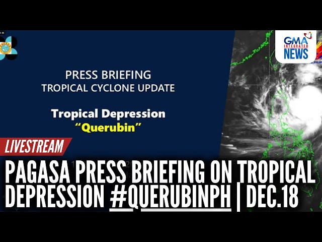 ⁣LIVE: PAGASA 11 a.m. press briefing on Tropical Depression... | GMA Integrated News - Replay