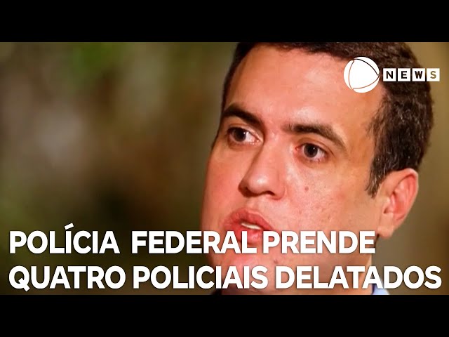 ⁣Polícia Federal prende quatro policiais delatados