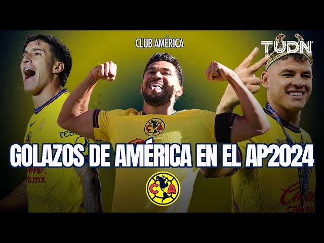 ⁣¡LOS GOLAZOS DEL TRICAMPEÓN!  Top 10 goles del América en el Apertura 2024 | TUDN