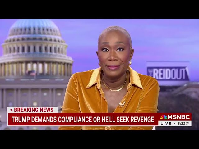 ⁣Joy Reid mocks Justin Trudeau for ‘emasculating’ himself before Donald Trump