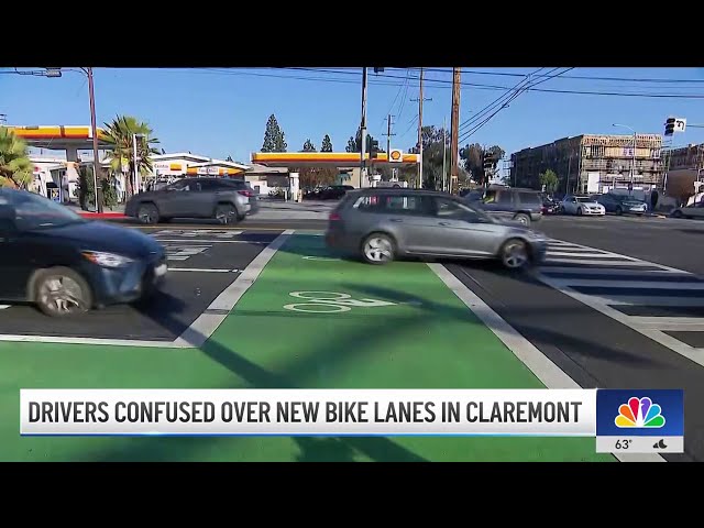 ⁣Claremont drivers confused over new bike lanes