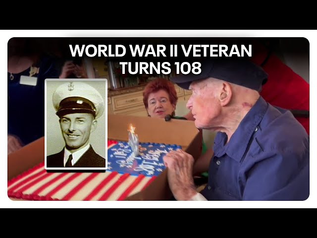 ⁣Florida's oldest veteran celebrates another birthday