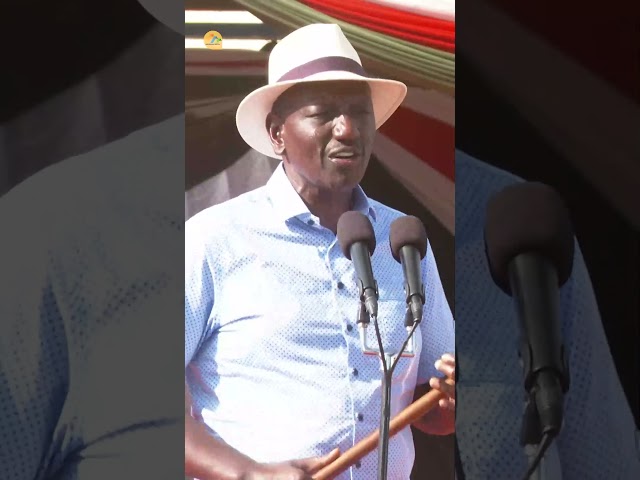 ⁣"Wale wanataka kuhujumu mpango wetu ni kwa sababu hao hawana mipango"- President Ruto