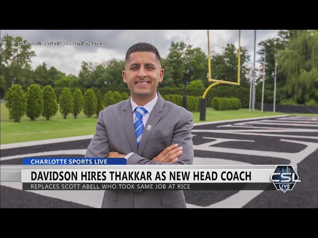 ⁣Davidson College names 33-year-old as new football coach