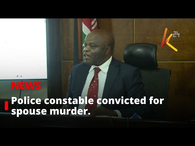 ⁣Police constable convicted for spouse murder.