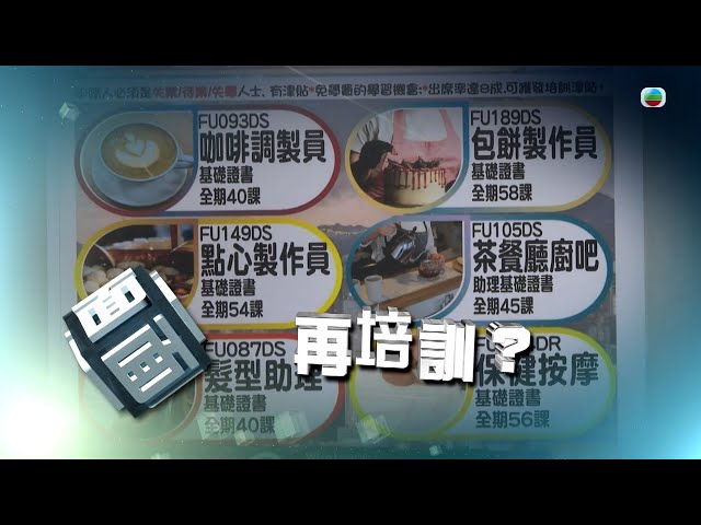 ⁣TVB時事多面睇｜再培訓課程=政府貼錢興趣班？｜2024年12月17日｜無綫新聞 ｜TVB News