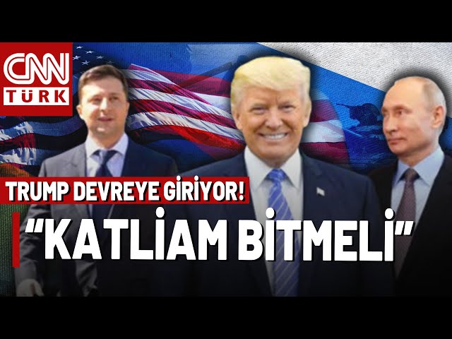 ⁣Trump, Ukrayna-Rusya Savaşı İçin Harekete Geçti: 'Katliamı Durdurmalıyız!