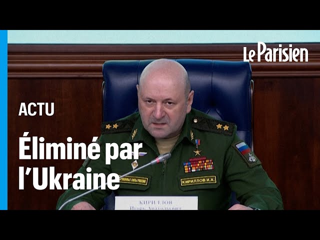 ⁣Igor Kirillov, le général russe tué dans un attentat à la trottinette piégée à Moscou