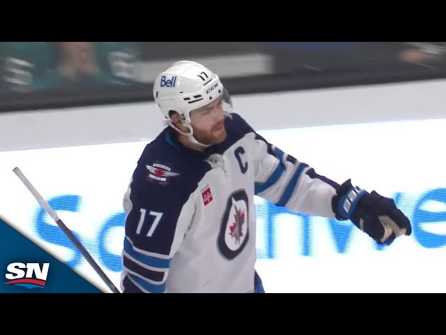 ⁣Jets' Adam Lowry Tips In Dylan DeMelo's Shot For Game Winner vs. Sharks