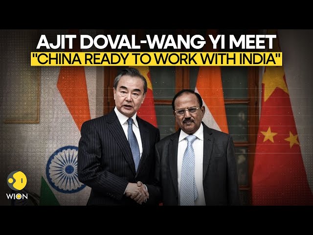 ⁣NSA Ajit Doval Meets China FM Wang Yi; Beijing Says 'Ready To Work With India' | WION LIVE