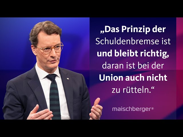 ⁣Die CDU stellt ihr Wahlprogramm vor: Hendrik Wüst im Gespräch | maischberger