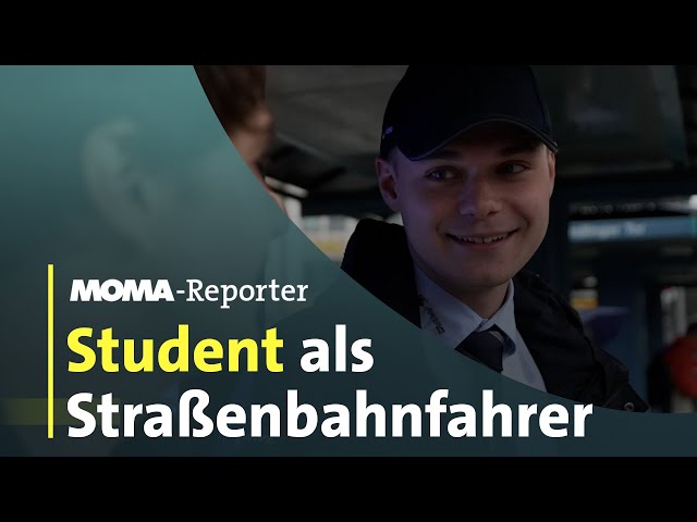 ⁣MOMA Reporter: Student als Straßenbahnfahrer | ARD Morgenmagazin