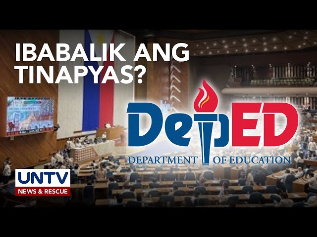 ⁣2025 budget restoration ng DepEd, susuportahan ng Kongreso kung gagawin ni PBBM