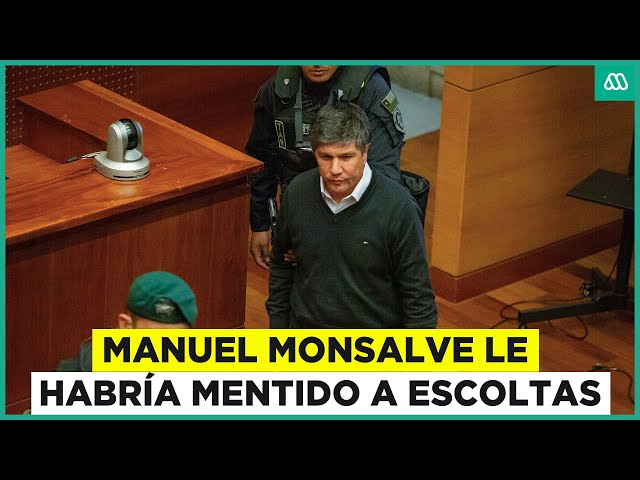 ⁣Nuevo antecedentes: Manuel Monsalve le habría mentido dos veces a sus escoltas