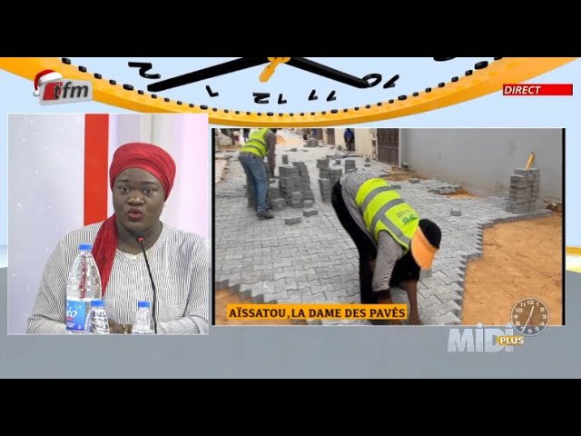 ⁣A la découverte de Aissatou, Ouvrière de Pavage - Thioro Mbar Ndiaye - #MidiPlus du 18 Décembre 2024