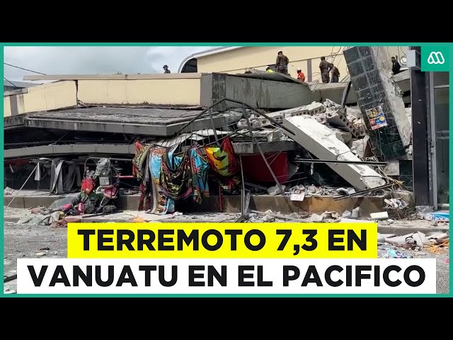 ⁣14 fallecidos: Los registros del terremoto 7,3 en Vanuatu en el Pacifico sur