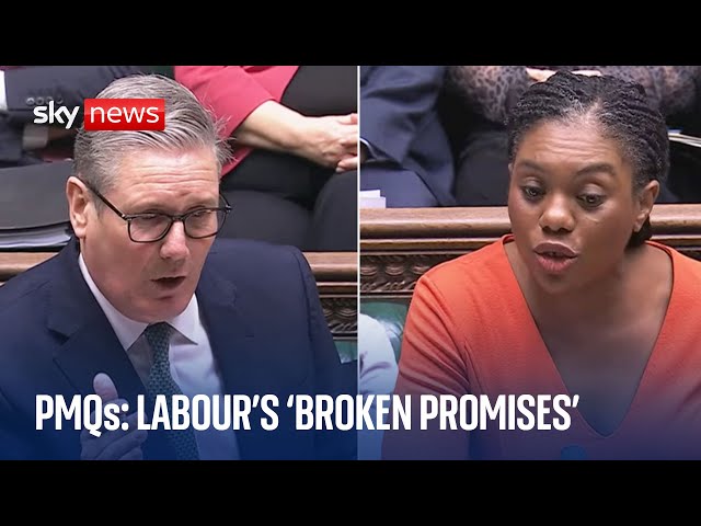 ⁣Badenoch accuses Starmer of 'playing politics' with Waspi women | PMQs