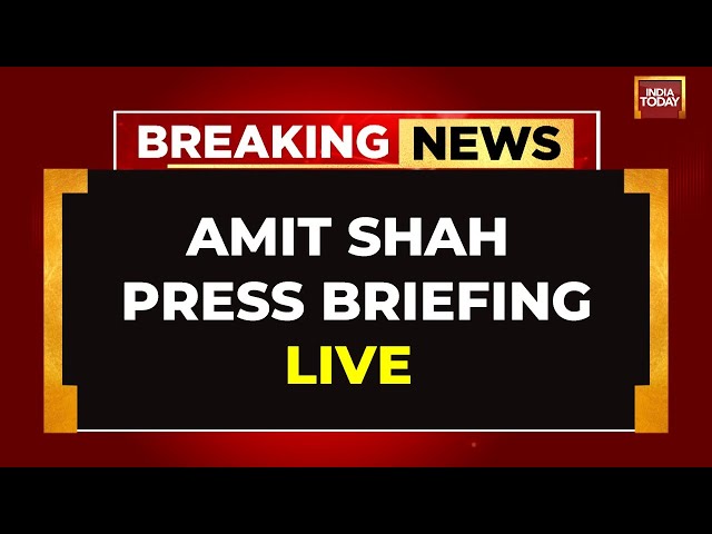 ⁣HM Amit Shah LIVE | Amit Shah Holds Press Briefing Over His Remarks On Ambedkar | BJP VS Congress