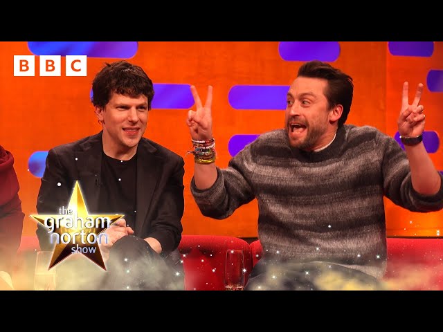 ⁣Jesse Eisenberg cast Kieran Culkin based on his “essence" | The Graham Norton Show - BBC