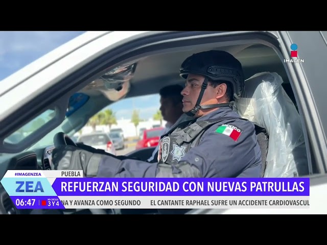 ⁣Refuerzan la seguridad en Puebla con 50 nuevas patrullas | Noticias con Francisco Zea