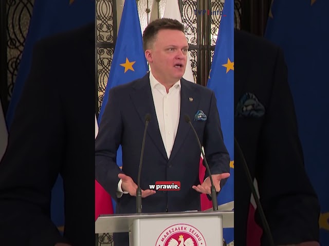 ⁣Hołownia o Romanowskim: polskie prawo nie przewidziało takiej sytuacji #polityka #polska #shorts