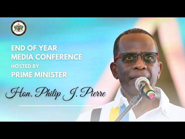 ⁣Prime Minister Philip J. Pierre's End of Year Media Conference