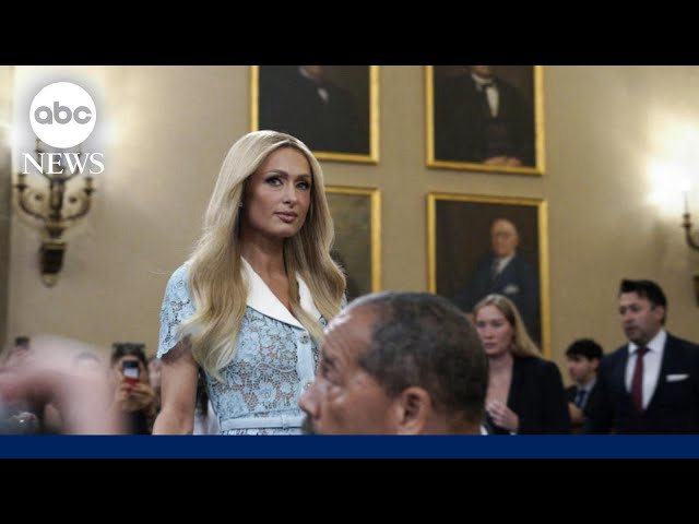 ⁣Paris Hilton pushes child abuse bill