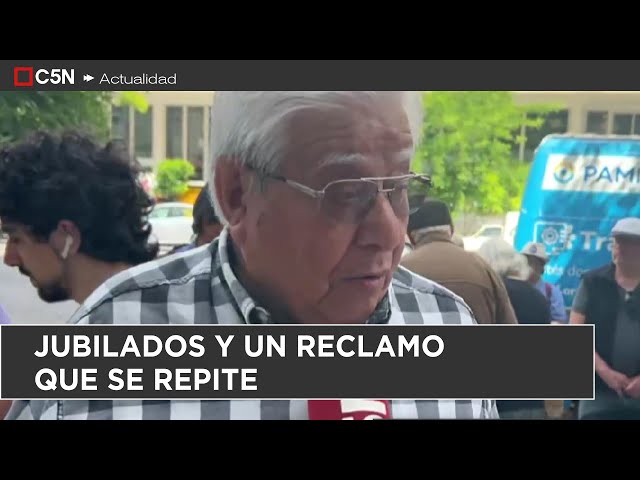 ⁣JUBILADOS Y UN RECLAMO QUE SE REPITE: NO AL RECORTE DE MEDICAMENTOS GRATIS