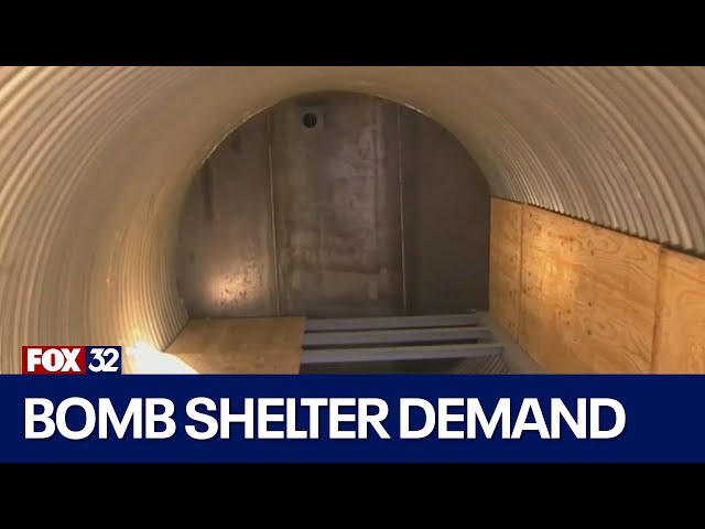 ⁣As global conflict rises, so do use of private bomb shelters