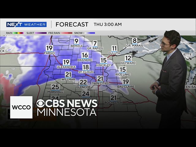 ⁣Winter storm could bring half-foot of fresh snow to parts of Minnesota