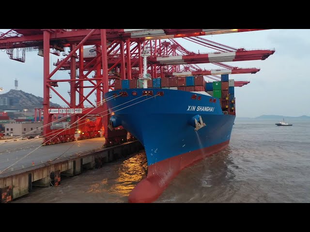 ⁣GLOBALink | First vessel from Peru's Chancay Port reaches Shanghai