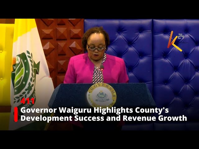 ⁣Governor Waiguru Highlights County's Development Success and Revenue Growth