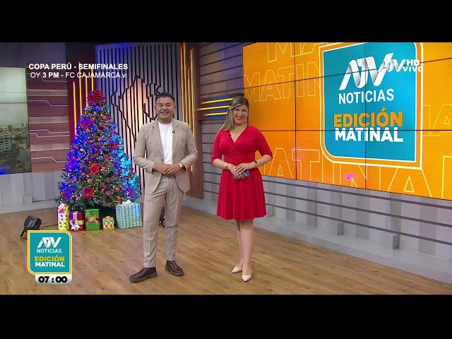 ⁣ATV Noticias Edición Matinal: Programa del miércoles 18 de diciembre de 2024