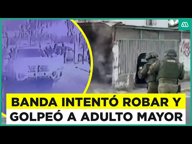 ⁣Sujeto es detenido por golpear a adulto mayor al intentar robarle